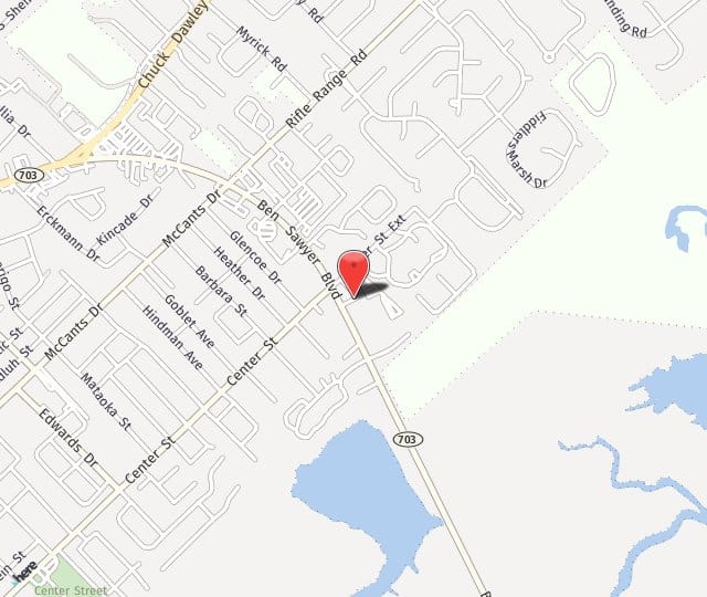 Location Map: 1476 Ben Sawyer Blvd. Mount Pleasant, SC 29464